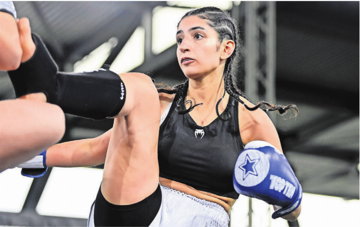 An der «Xplosiv Fight Night» 2025 konnte Sanem Oruclar ihren Ringkampf gewinnen. Bild: Alexander Wagner / Archiv