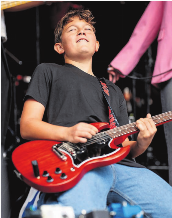 Die Stars von morgen: Die «Blueskidz» auf dem Sternenplatz. Die Stars von morgen: Die «Blueskidz» auf dem Sternenplatz.