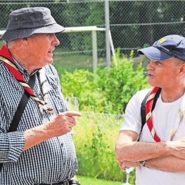 Meilenstein und viel Vorfreude - Fachgespräch: Alt-Regierungsrat Peter Wertli und Regierungsrat Jean-Pierre Gallati.
