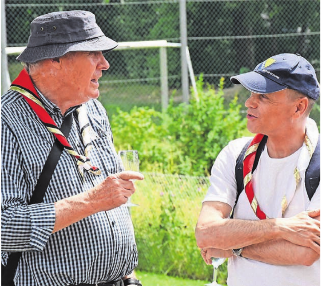Fachgespräch: Alt-Regierungsrat Peter Wertli und Regierungsrat Jean-Pierre Gallati. Fachgespräch: Alt-Regierungsrat Peter Wertli und Regierungsrat Jean-Pierre Gallati.