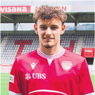 Viel positive Veränderung - Als Junior spielte Dorian Derbaci für Mutschellen, Wohlen und GC. Beim FC Aarau reifte er zum Profi – und wechselt nun zum Meister FC Thun. Bild: FC Thun