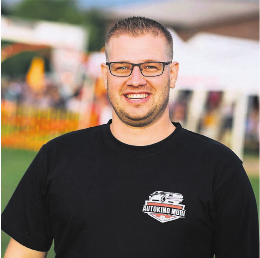 Joel Knecht engagiert sich seit 2016 für das Autokino in Muri. Bilder: zg Joel Knecht engagiert sich seit 2016 für das Autokino in Muri. Bilder: zg