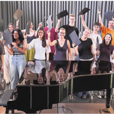 Gemeinsam auf die Bühne - Das Konzert lebt vom Moment: Das Konzertprojekt «FMS in concert» wird am nächsten Donnerstag zu bestaunen sein. Bild: zg