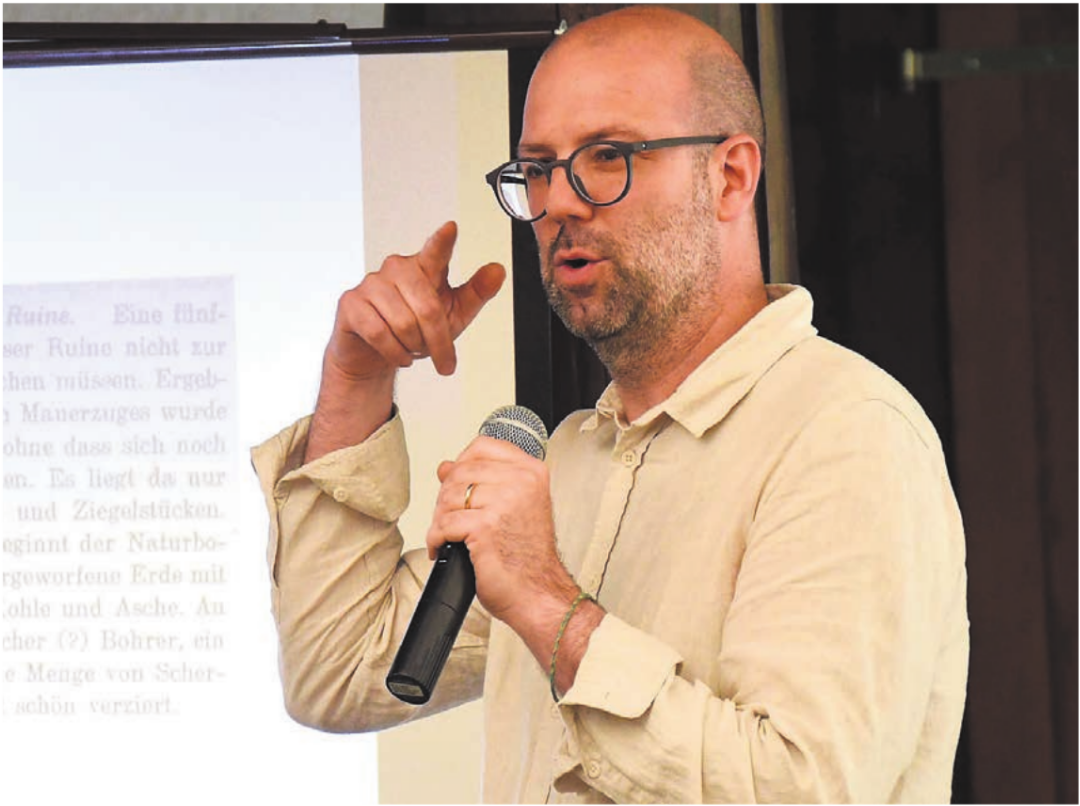 Kantonsarchäologe Pirmin Koch referierte über die archäologischen Fundstellen im Aargau. «Wohlen ist speziell», sagt er. Bilder: Daniel Marti Kantonsarchäologe Pirmin Koch referierte über die archäologischen Fundstellen im Aargau. «Wohlen ist speziell», sagt er. Bilder: Daniel Marti