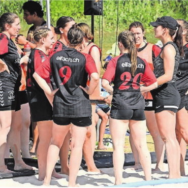 Heisser Sand und kein Heimsieg - Die «Beachturtles» blieben ohne Medaille.