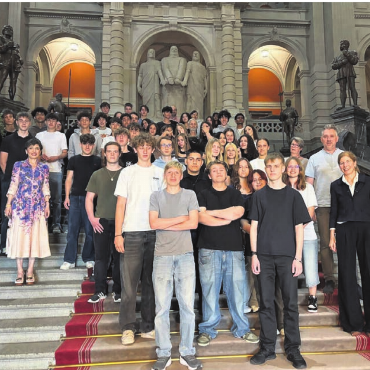 Einblick in die Schweizer Demokratie - Die Einblicke in das Bundeshaus waren für alle sehr eindrücklich.