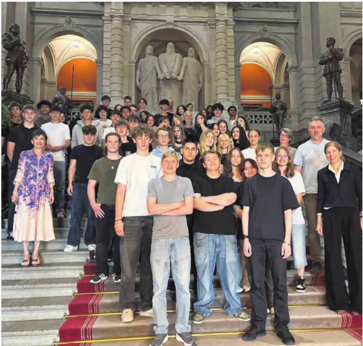 Die Einblicke in das Bundeshaus waren für alle sehr eindrücklich.