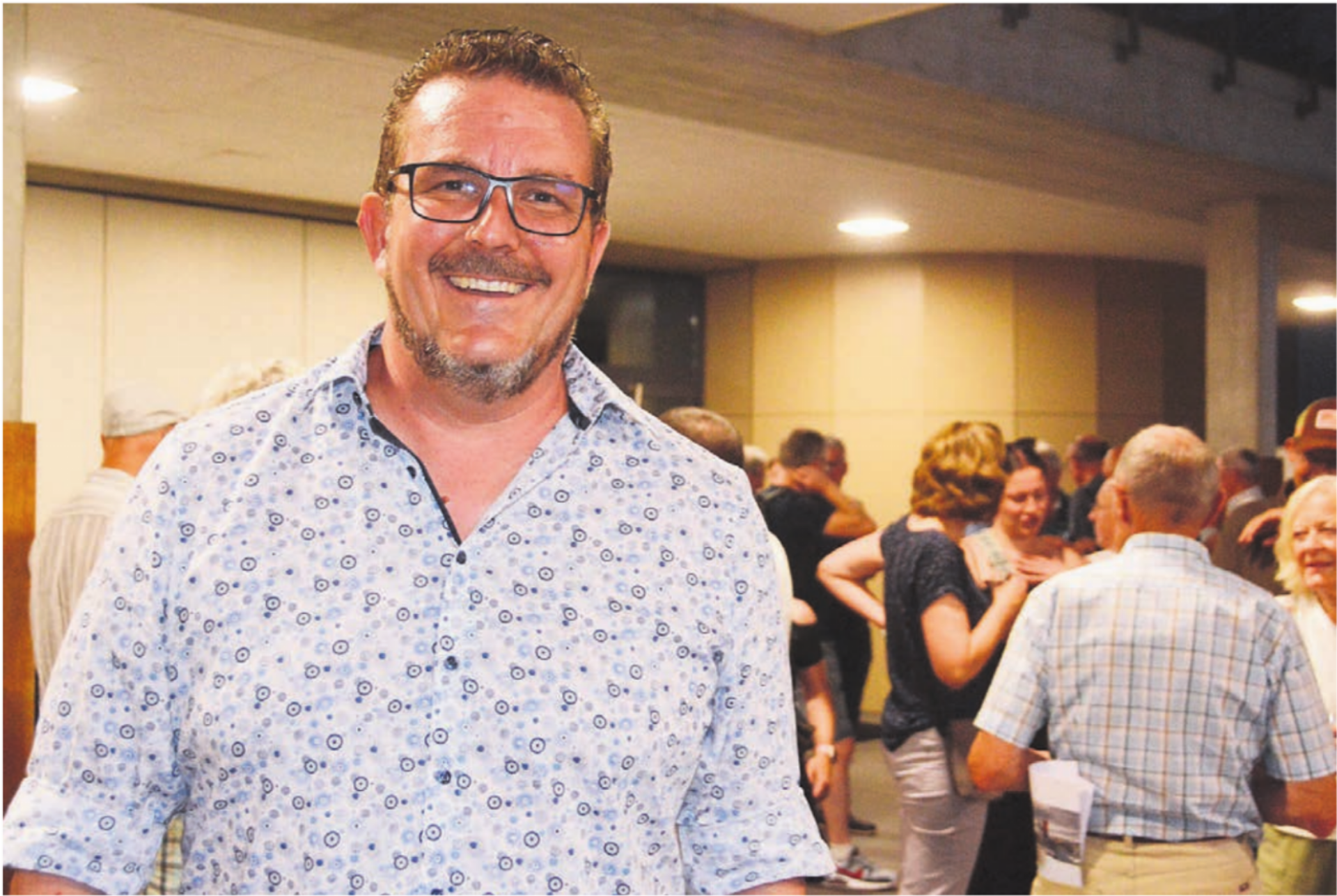 Gemeinderat Reto Knecht freute sich nach der Gemeindeversammlung über die Zustimmung zum Baukredit. Bild: Roger Wetli - Das Bild wird blockiert. – Möglicherweise durch einen aktiven Adblocker.