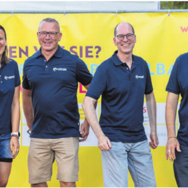 Ehren, geniessen und tanzen - Sie organisierten den Anlass im Namen des Gewerbevereins und zeigten sich rundum zufrieden.