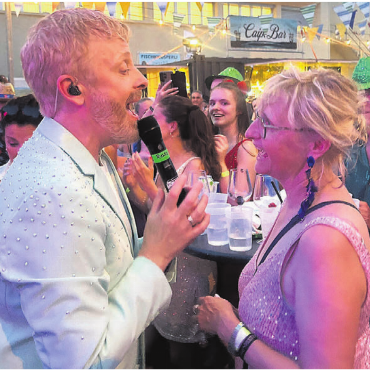 Pure Lebensfreude - Schlager-Star Ross Antony wusste zu begeistern.