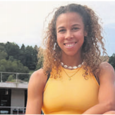 Sprunghaftes Geheimnis - Melanie Hasler springt neue Wege. Bild: spr