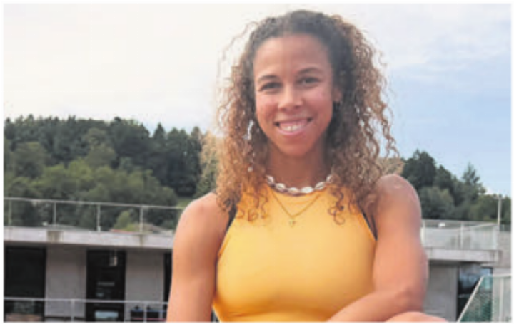 Melanie Hasler springt neue Wege. Bild: spr Melanie Hasler springt neue Wege. Bild: spr