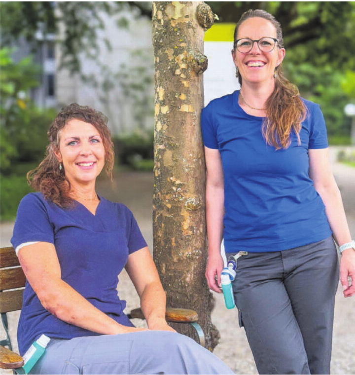 Andrea Budmiger (rechts) und Daniela Huber. Bild: zg Andrea Budmiger (rechts) und Daniela Huber. Bild: zg