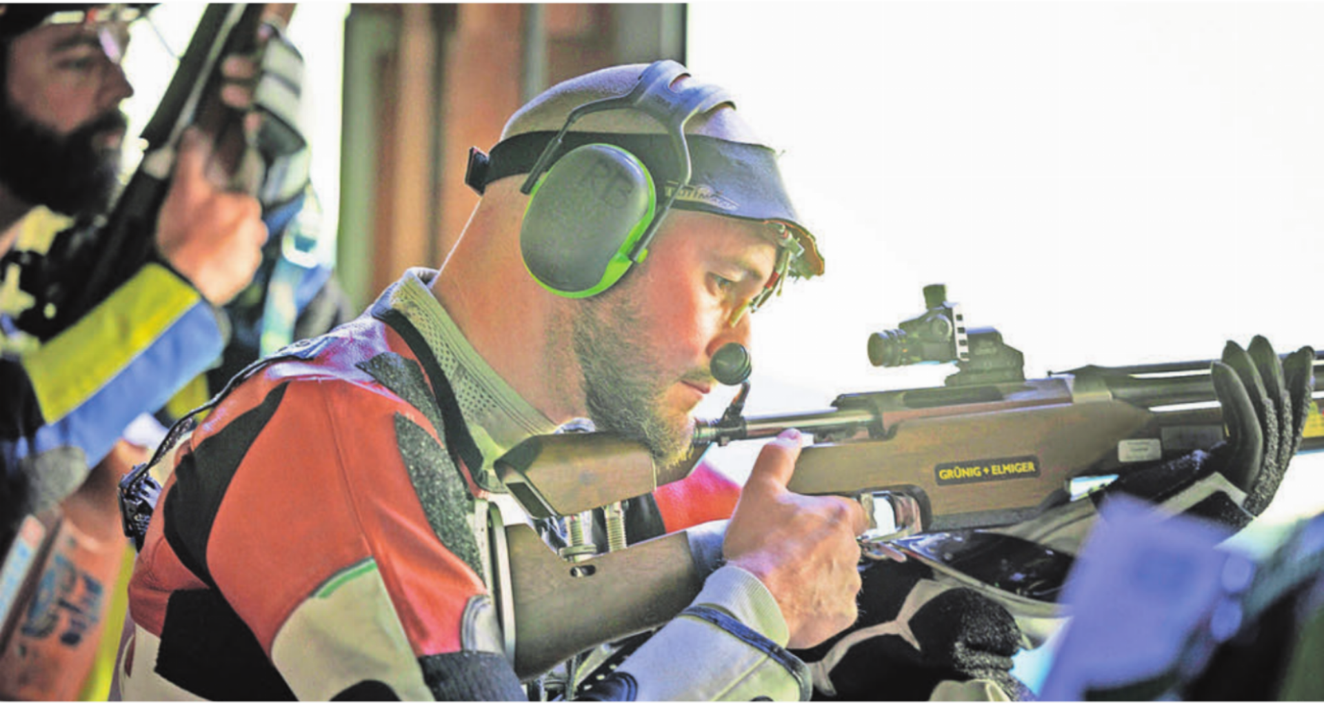 300-m-Gewehrschütze Rafael Bereuter erwischte in Chur für seine Verhältnisse kein optimales Finalwochenende, steuerte aber seinen Anteil zum Aargauer Silbermedaillengewinn im Ständematch bei. Bild: zg - Das Bild wird blockiert. – Möglicherweise durch einen aktiven Adblocker.