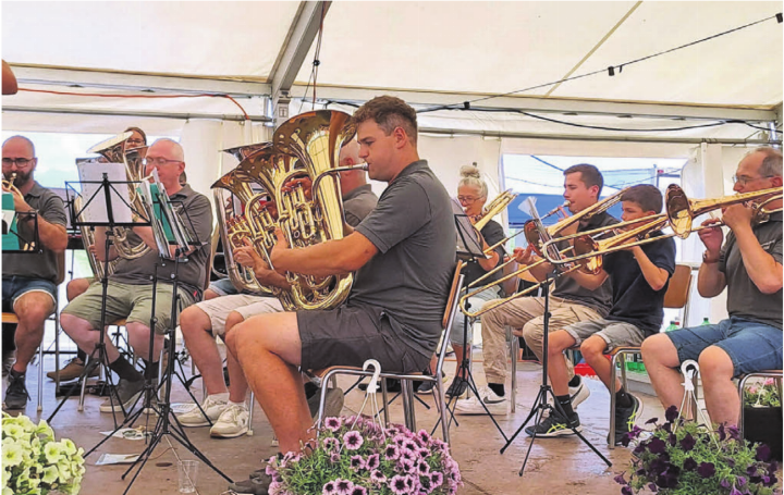 Die Brass Band Auw gibt am Sonntag ein Konzert. Bild: Archiv