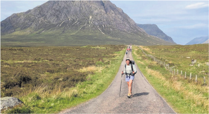 Alejandra Hasler erlebte die Weiten von Schottland. Bilder: zg