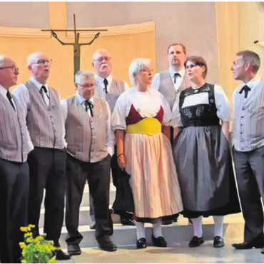 Ein «Sehr gut» erreicht - Der Vortrag des Echo vom Hasenberg überzeugte die Jury und das Publikum. Bild: zg