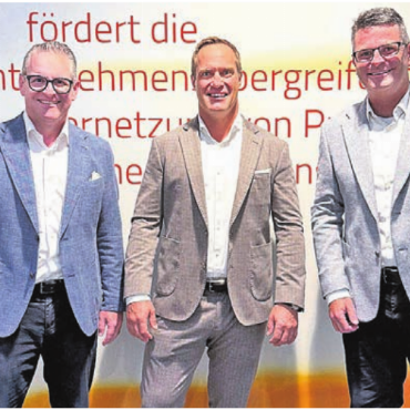 Mann mit viel Erfahrung - Wollen das Unternehmen gemeinsam zum Erfolg führen (von links): Philippe Ramseier, VR-Präsident Matthias Keller und Patrick Wülser. Bild: zg