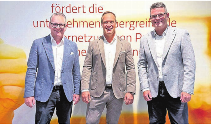 Wollen das Unternehmen gemeinsam zum Erfolg führen (von links): Philippe Ramseier, VR-Präsident Matthias Keller und Patrick Wülser. Bild: zg