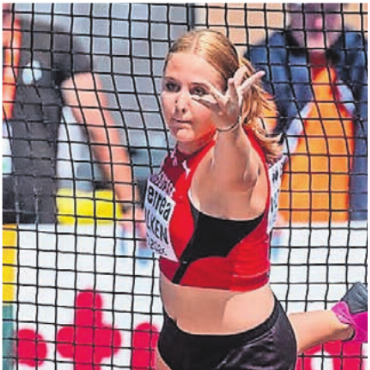Auftritt im Leichtathletik-Mekka - Nach ihrem Auftritt an der U18-EM wartet die SM auf Kaira Volken. Bilder: zg/Archiv