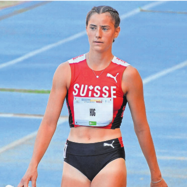Weltbühne als nächster Schritt - Norina Hug im Schweizer Tenue. Im August wird sie in den USA wieder auf internationaler Ebene starten.
Bild: zg