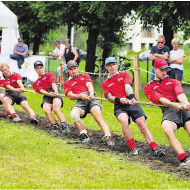 Der erste Meistertitel ist da - Die Männer 580 kg können sich erneut zum Schweizer Meister krönen. Bild: zg