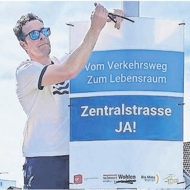 «Diskussion greift zu kurz» - Philipp Simka setzt sich für ein lebenswertes Wohlen ein. Sowohl bei aktuellen wie auch bei historischen Themen. Bilder: Archiv/zg
