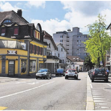 «Diskussion greift zu kurz» - Die obere Zentralstrasse ist ein Beispiel, wie sich Quartiere verändern, wenn nur einzelne Gebäude geschützt werden.