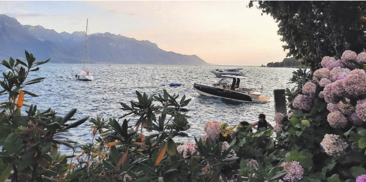 Mittelmeerstimmung in der Schweiz – beim Besuch des Montreux Jazz Festivals gelang Mélanie Fiechter aus Bremgarten diese tolle Momentaufnahme.