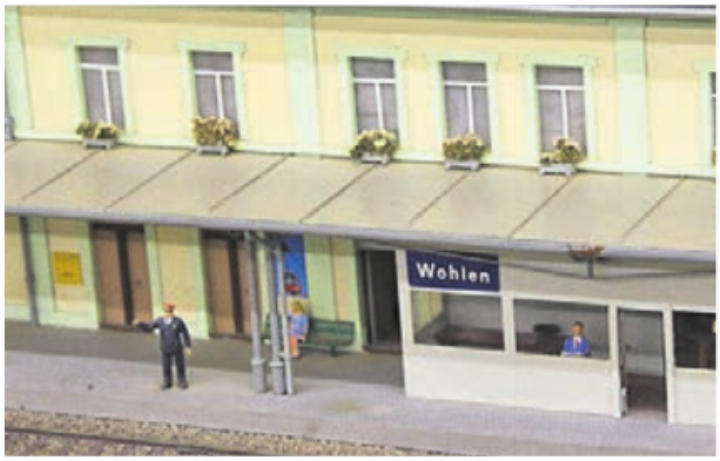 Der Bahnhof Wohlen, wie er vor dem Umbau 1983 aussah. Bild: jl Der Bahnhof Wohlen, wie er vor dem Umbau 1983 aussah. Bild: jl