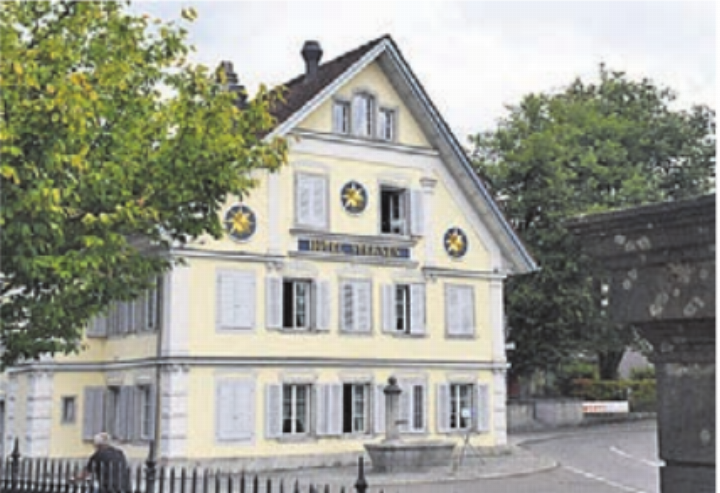 Das Restaurant Sternen. Bild: dm Das Restaurant Sternen. Bild: dm
