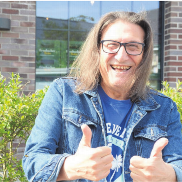 «Ich bin mit mir im Reinen» - Claudio Matteo fühlt sich extrem wohl in Villmergen, wo er bereits etliche Jahre lebt. Bilder: Chregi Hansen / zg