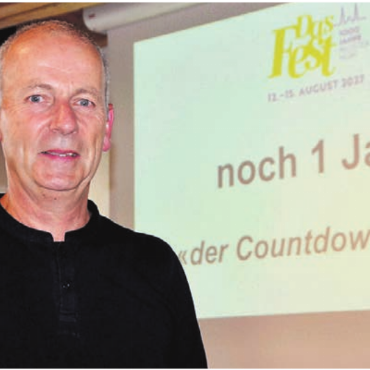 Ein Jahr vor der grossen Sause - «Das Fest» rückt näher, für Stefan Staubli und sein OK-Team bleibt viel zu tun.